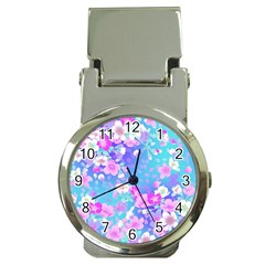 Flowers Cute Pattern Money Clip Watches