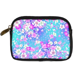 Flowers Cute Pattern Digital Camera Cases by Nexatart