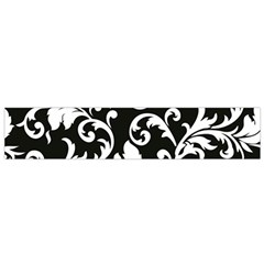 Black And White Floral Patterns Flano Scarf (small) by Nexatart