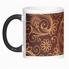 Gold And Brown Background Patterns Morph Mugs by Nexatart