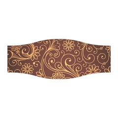 Gold And Brown Background Patterns Stretchable Headband