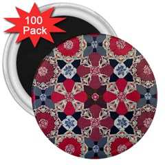 Beautiful Art Pattern 3  Magnets (100 Pack) by Nexatart