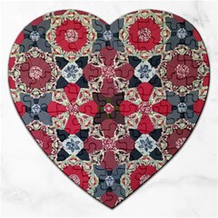 Beautiful Art Pattern Jigsaw Puzzle (heart) by Nexatart