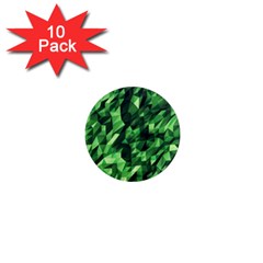 Green Attack 1  Mini Magnet (10 Pack)  by Nexatart