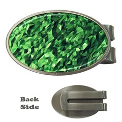 Green Attack Money Clips (oval) 