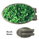 Green Attack Money Clips (Oval)  Front