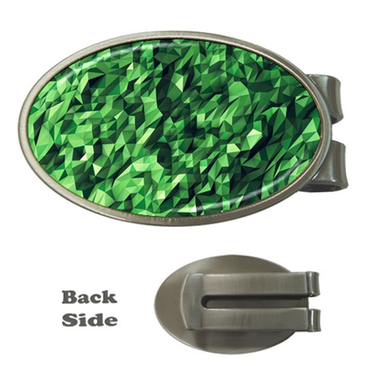 Green Attack Money Clips (Oval) 