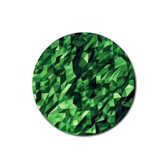 Green Attack Rubber Coaster (round)  by Nexatart