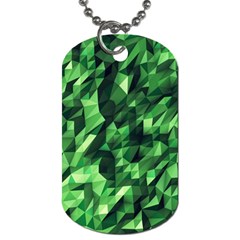 Green Attack Dog Tag (one Side)