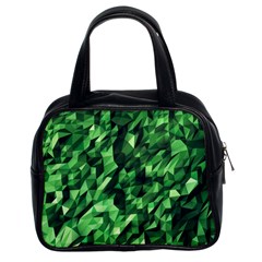 Green Attack Classic Handbags (2 Sides) by Nexatart