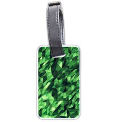 Green Attack Luggage Tags (one Side)  by Nexatart