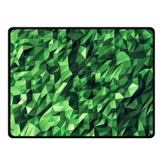 Green Attack Double Sided Fleece Blanket (small)  by Nexatart