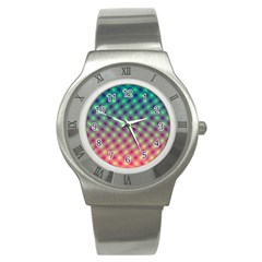 Art Patterns Stainless Steel Watch by Nexatart