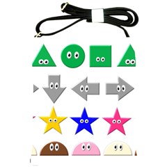 Cute Symbol Shoulder Sling Bags by Nexatart