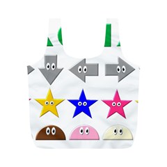 Cute Symbol Full Print Recycle Bags (m)  by Nexatart