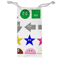 Cute Symbol Jewelry Bag by Nexatart