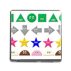 Cute Symbol Memory Card Reader (square) by Nexatart