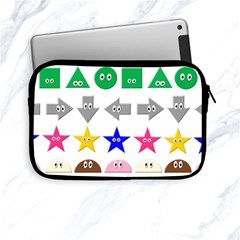 Cute Symbol Apple Ipad Mini Zipper Cases by Nexatart