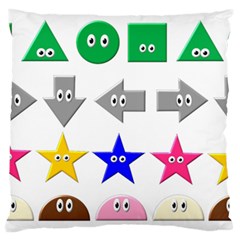 Cute Symbol Standard Flano Cushion Case (two Sides) by Nexatart