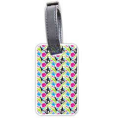 Cool Graffiti Patterns  Luggage Tags (one Side)  by Nexatart