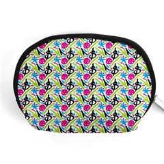 Cool Graffiti Patterns  Accessory Pouches (medium)  by Nexatart