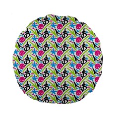 Cool Graffiti Patterns  Standard 15  Premium Flano Round Cushions by Nexatart