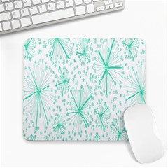 Pattern Floralgreen Large Mousepads by Nexatart