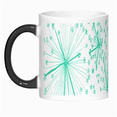 Pattern Floralgreen Morph Mugs by Nexatart