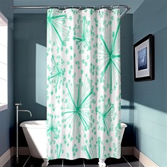 Pattern Floralgreen Shower Curtain 36  X 72  (stall)  by Nexatart