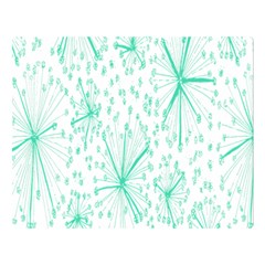 Pattern Floralgreen Double Sided Flano Blanket (large)  by Nexatart