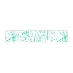 Pattern Floralgreen Flano Scarf (mini) by Nexatart