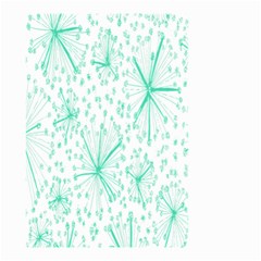 Pattern Floralgreen Small Garden Flag (two Sides) by Nexatart