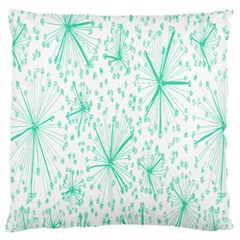 Pattern Floralgreen Standard Flano Cushion Case (one Side) by Nexatart