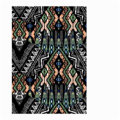 Ethnic Art Pattern Small Garden Flag (two Sides) by Nexatart