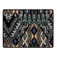 Ethnic Art Pattern Double Sided Fleece Blanket (small)  by Nexatart