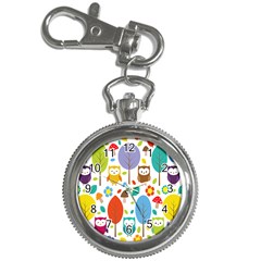 Cute Owl Key Chain Watches by Nexatart