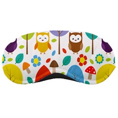 Cute Owl Sleeping Masks by Nexatart