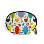 Cute Owl Accessory Pouches (Small)  Front