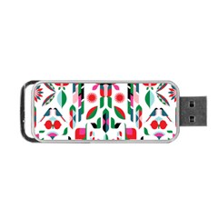 Abstract Peacock Portable Usb Flash (one Side) by Nexatart