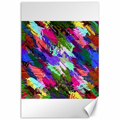 Tropical Jungle Print And Color Trends Canvas 24  X 36  by Nexatart