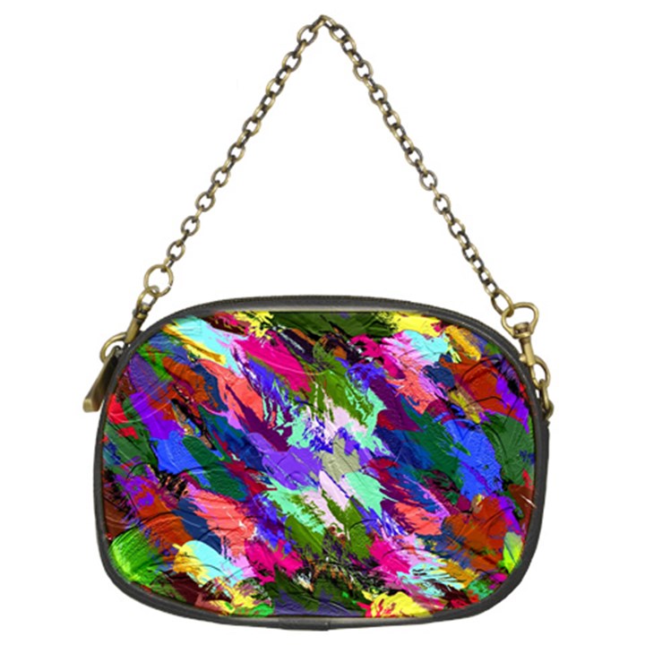 Tropical Jungle Print And Color Trends Chain Purses (Two Sides) 