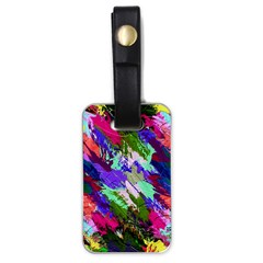 Tropical Jungle Print And Color Trends Luggage Tags (one Side)  by Nexatart