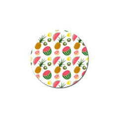 Fruits Pattern Golf Ball Marker by Nexatart