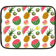 Fruits Pattern Double Sided Fleece Blanket (mini)  by Nexatart