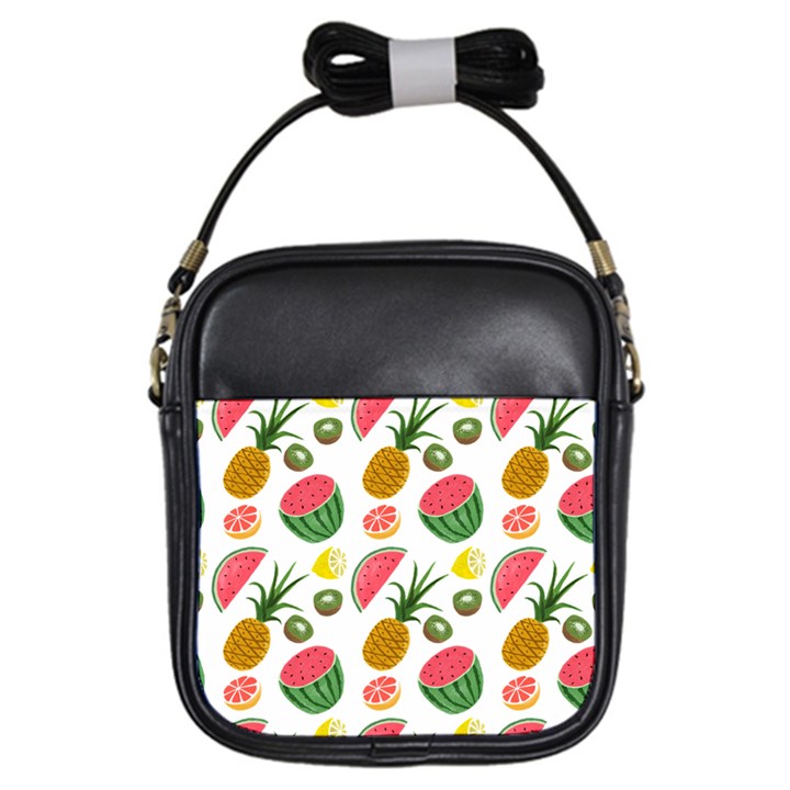 Fruits Pattern Girls Sling Bags