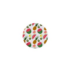 Fruits Pattern 1  Mini Buttons by Nexatart