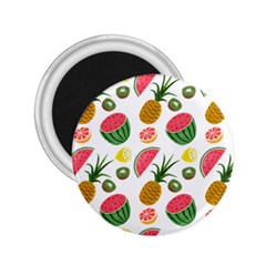 Fruits Pattern 2 25  Magnets by Nexatart