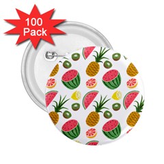 Fruits Pattern 2 25  Buttons (100 Pack)  by Nexatart