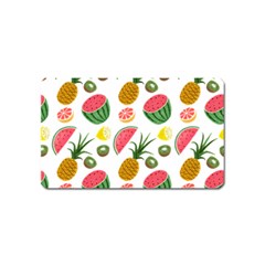 Fruits Pattern Magnet (name Card)