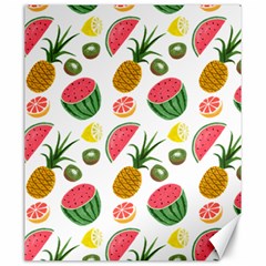 Fruits Pattern Canvas 20  X 24   by Nexatart